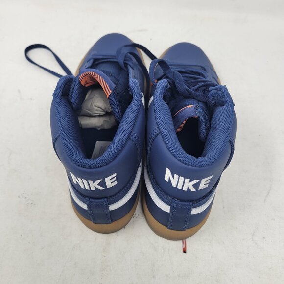 Nike SB Blazer Mid Orange Label Navy Gum FJ1680-400 US 6.5 Skate Board dunk 1 2 - Picture 7 of 11